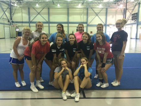 Cadet cheerleaders stack up with competition
